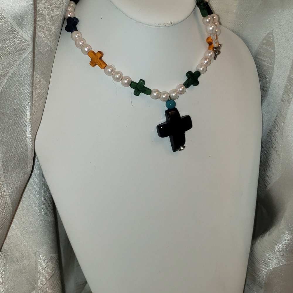 Multi colored cross set - Picture 3 of 4